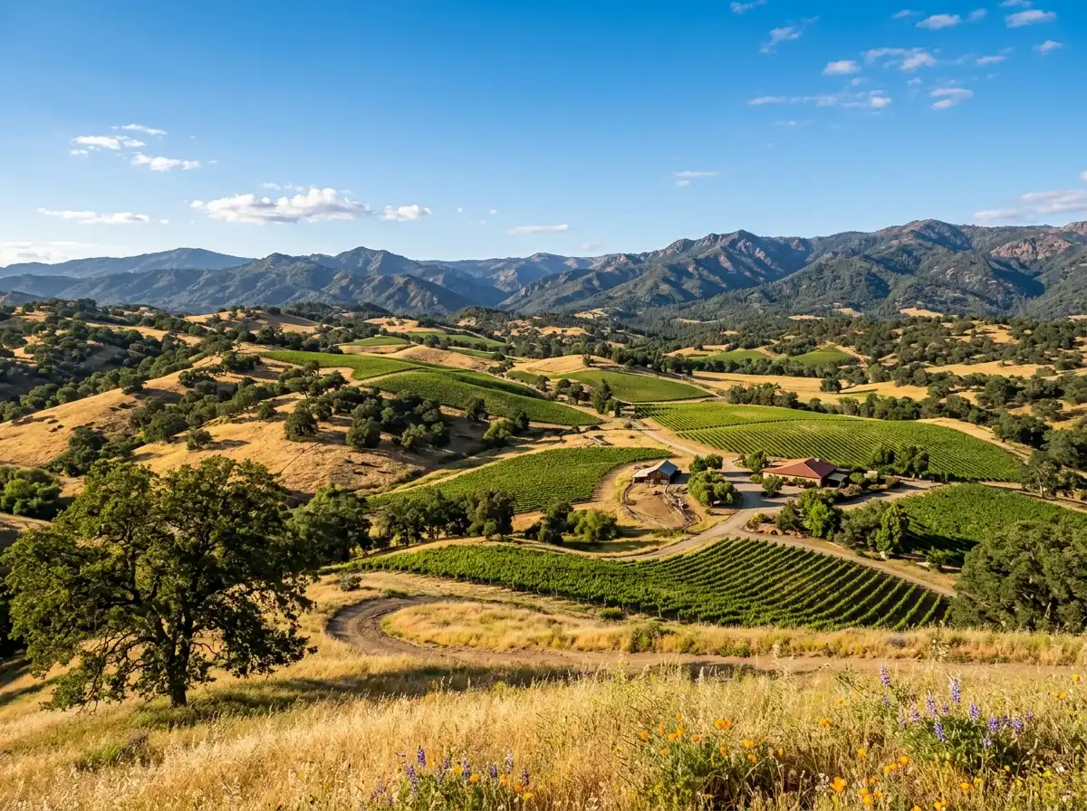 Scenic Sierra Foothills Landscape